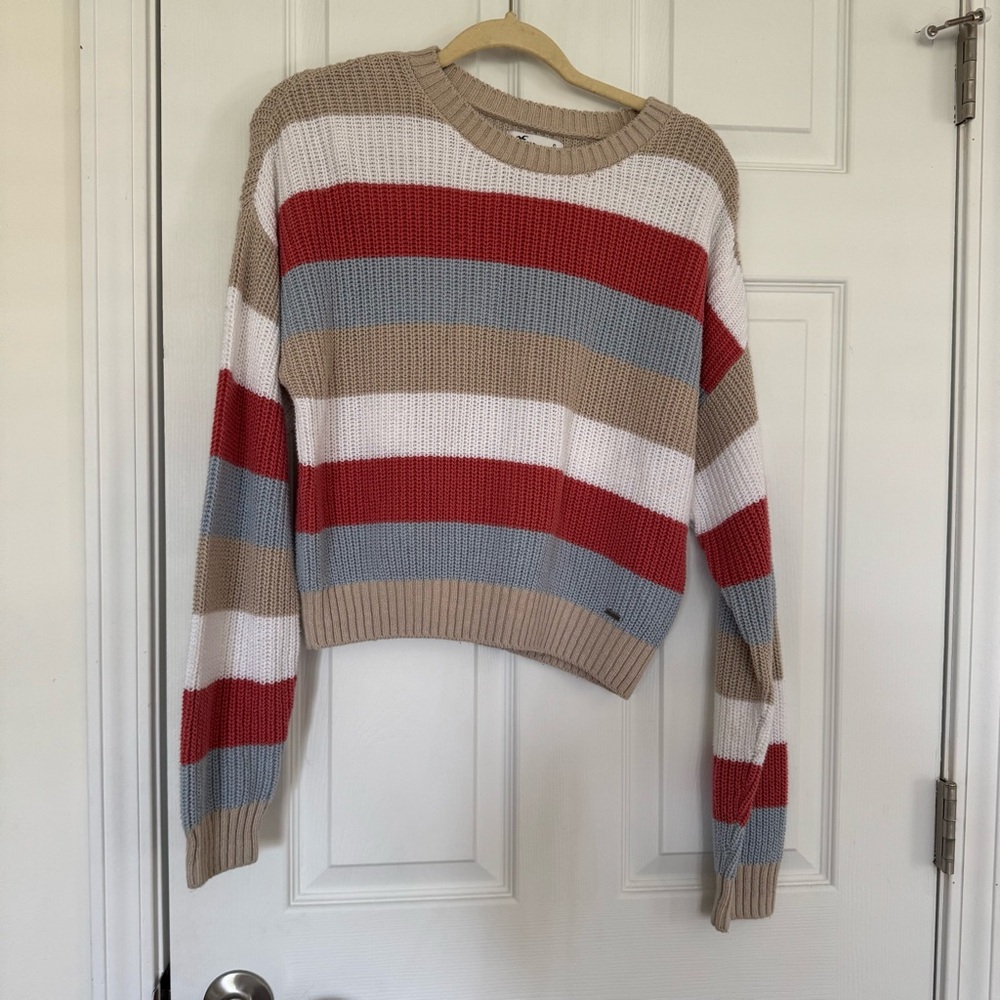 Hollister Women’s Striped Sweater Size Small